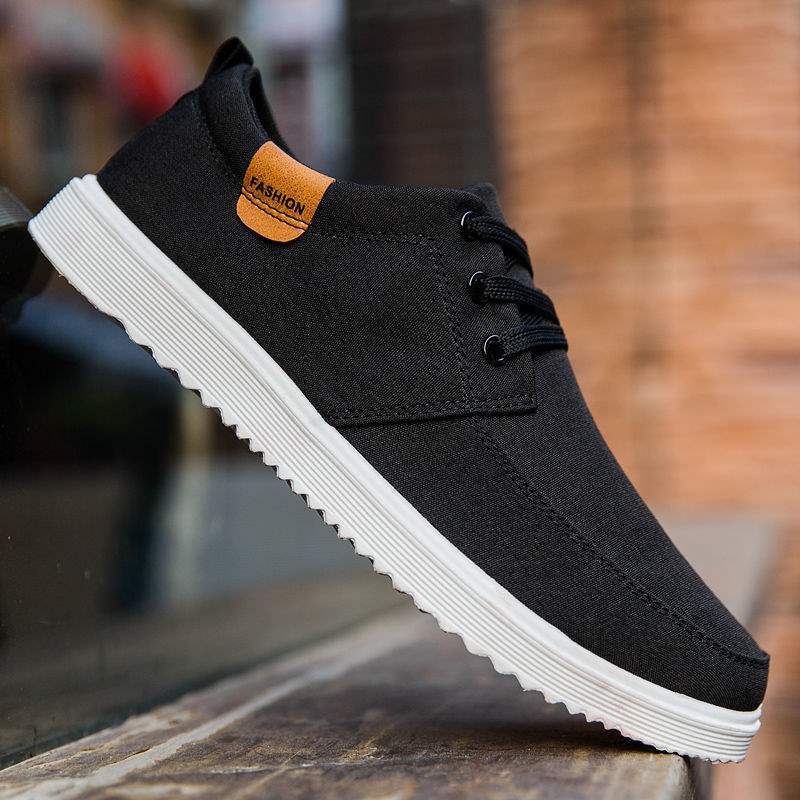 Men's Shoes Breathable Canvas Shoes Korean Style Trendy