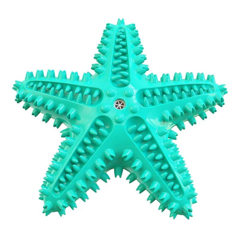 Brinquedo Interativo para Cães Grandes – Estrela-do-mar com Som, Limpeza dos Dentes