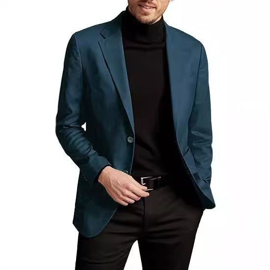 Men's Solid-color Loose Casual Jacket