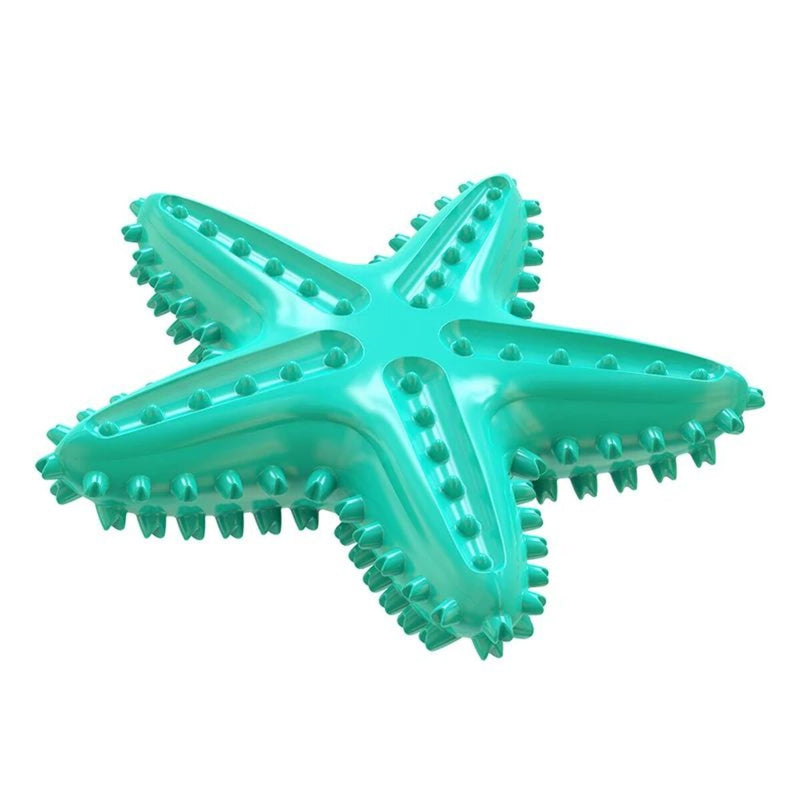 Brinquedo Interativo para Cães Grandes – Estrela-do-mar com Som, Limpeza dos Dentes