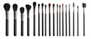 18-piece makeup brush set in a holder that can be attached to the waist-1