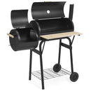2in1 charcoal BBQ grill and smoker-0