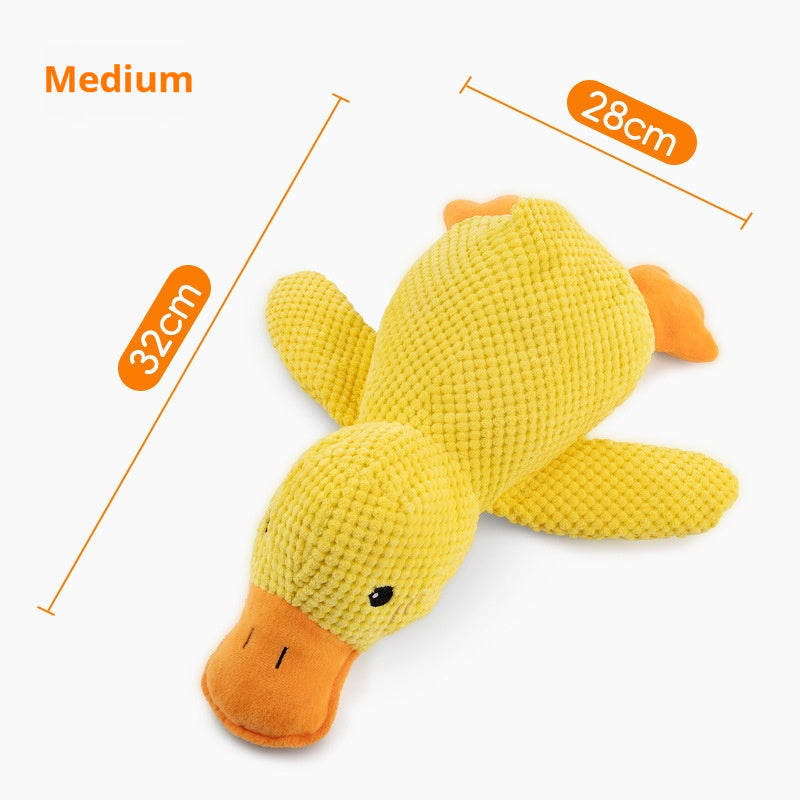 Pato de Pelúcia com Apito para cães