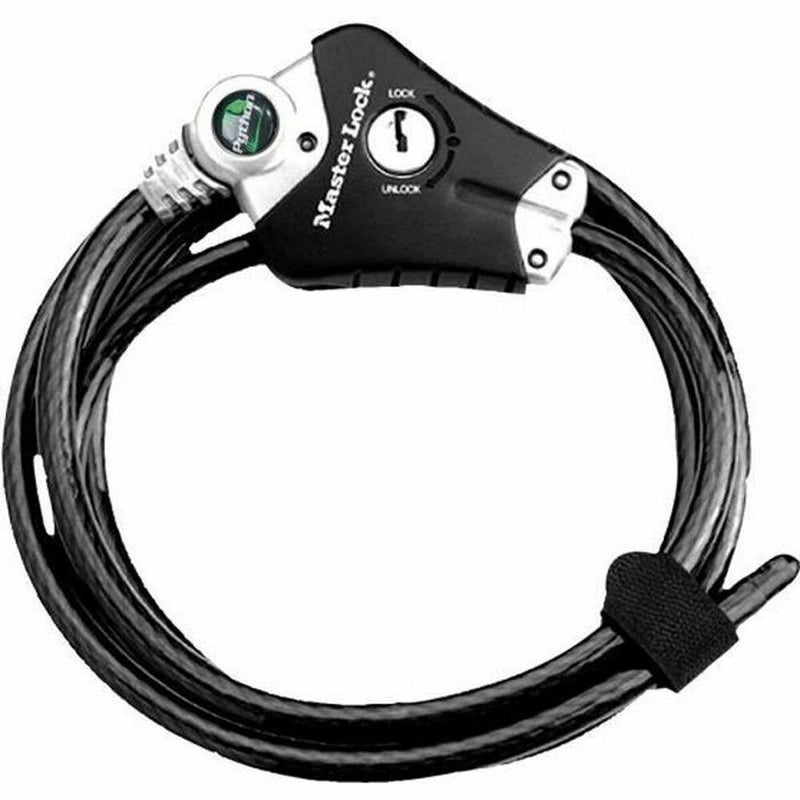 Cable with padlock Master Lock 8428EURDPRO Black-0
