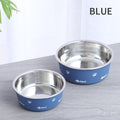 Tigela em Aço Inoxidável para Cães Médios e Grandes – Antiderrapante, Durável, Isolada, para Comida e Água