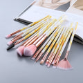 Conjunto Profissional de Pincéis de Maquilhagem 10-15 unidades