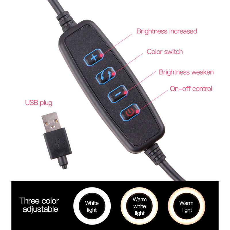 Anel de Luz LED para Fotografia e Vídeo – Iluminação Profissional e Regulável