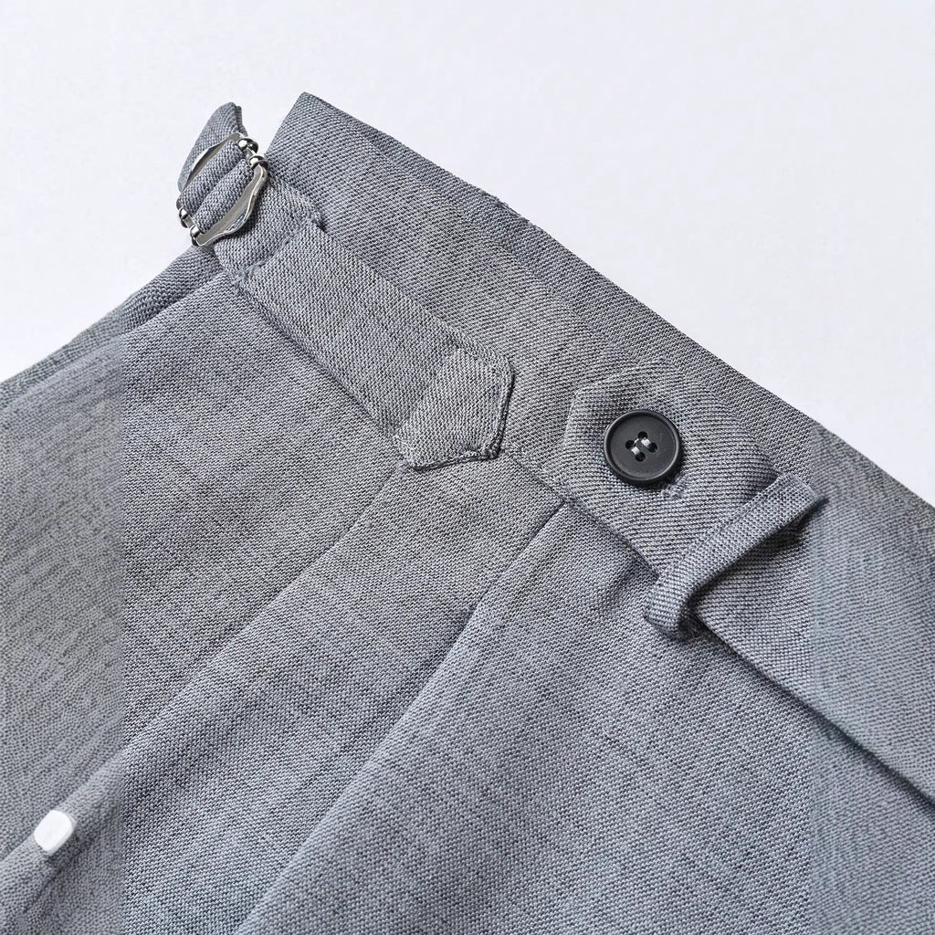 Men's Business Suit Trousers Straight-Leg Pants