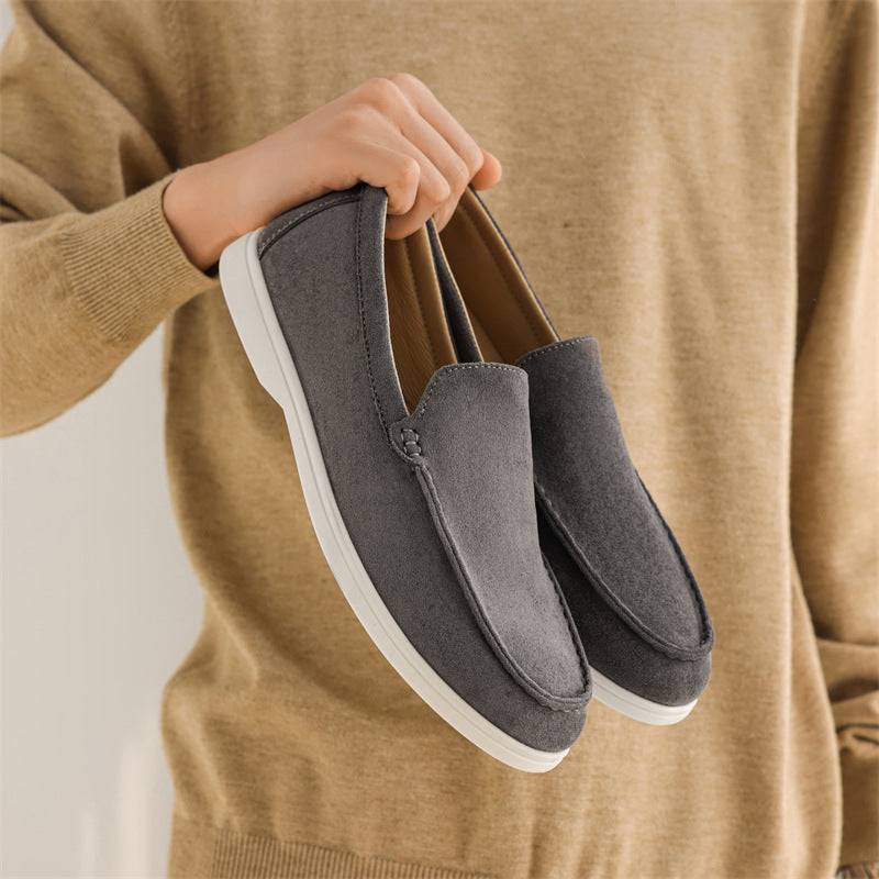Loafers Matte Suede Slip-on Men