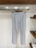 Men's Business-Casual Solid-Color Dress Trousers