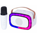 Speaker with Karaoke Microphone Trevi Trevi XR 8A01 MINI PARTY White-3