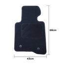 Car Floor Mat Set OCC Motorsport OCCBW0052 Bmw F33 Serie 4 Cabrio 5 Pieces-3