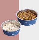Tigela em Aço Inoxidável para Cães Médios e Grandes – Antiderrapante, Durável, Isolada, para Comida e Água