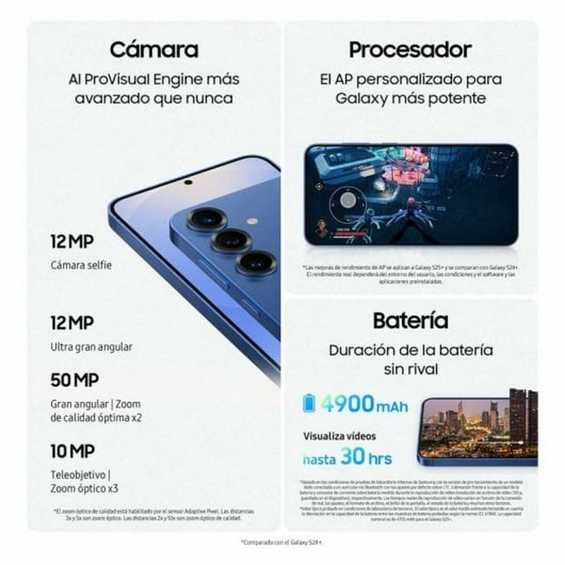 Smartphone Samsung Galaxy S25 Plus 6,7" Qualcomm Snapdragon 8 Elite 12 GB RAM 256 GB-2