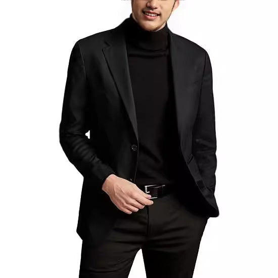 Men's Solid-color Loose Casual Jacket