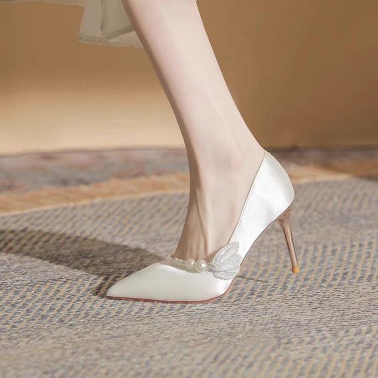 Women's Fashionable Red Pointed-toe High Heels