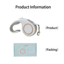 Trela Retrátil Automática para Cães – 5 m, Flexível e Resistente, Ideal para Cães e Gatos de Pequeno e Médio Porte