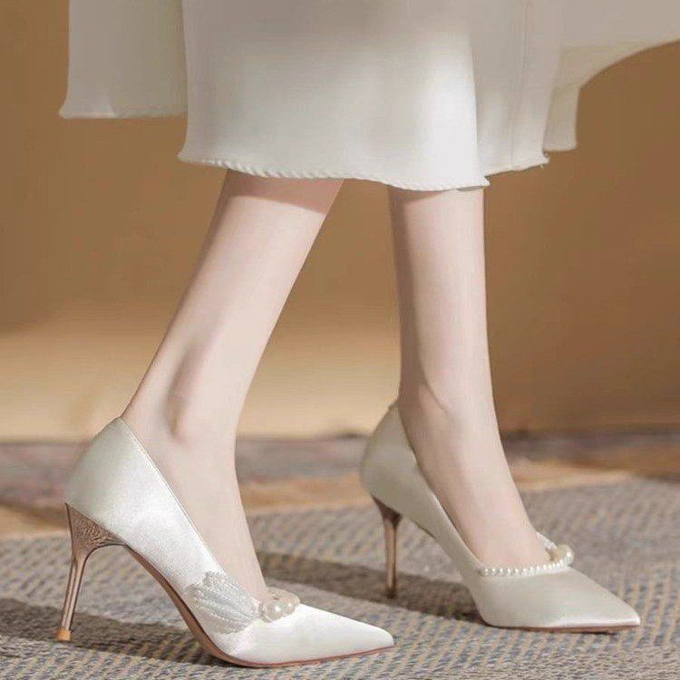 Women's Fashionable Red Pointed-toe High Heels