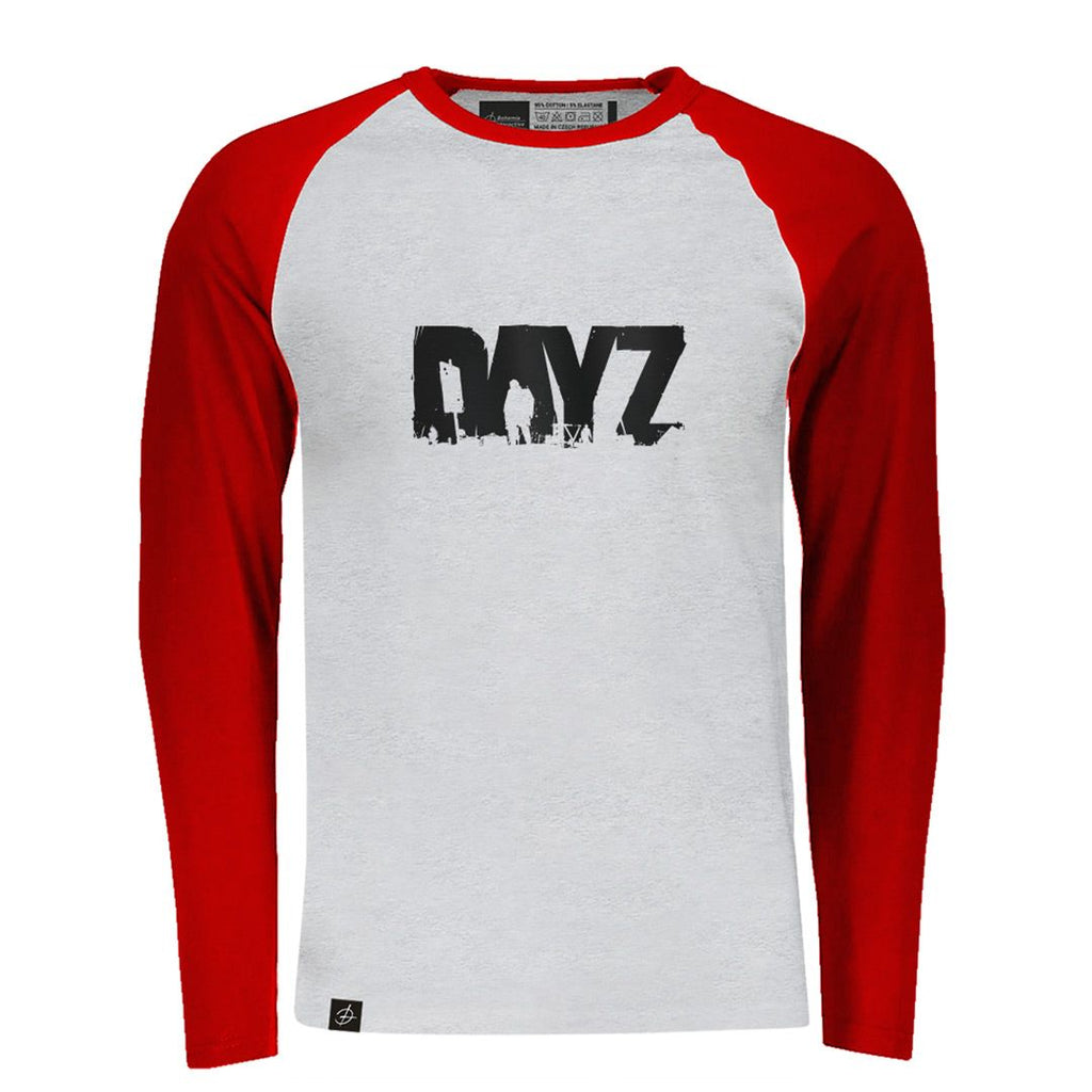 DAYZ - LONG SLEEVE T-SHIRT | GRAY/RED-2