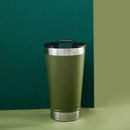 SKYTUR Copo Térmico Aço Inox 473ml + Tampa E Abridor Para Cerveja Suco Refrigerante Temperatura Quente e Gelado - ENVIO RAPIDO