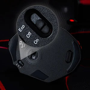 Redragon M913 Gaming 16000 DPI com fio 2,4 Ghz sem fio RGB mouse óptico para jogadores 16 botões programáveis, mouse preto/branco
