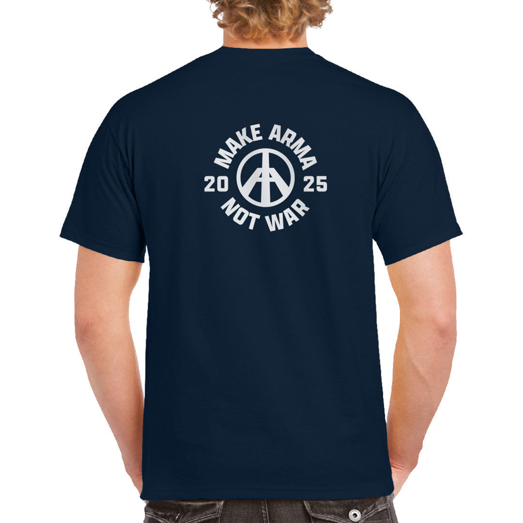 ARMA - MAKE ARMA NOT WAR | 2025 T-SHIRT | NAVY-1