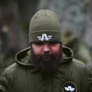 ARMA REFORGER - WINTER BEANIE CAP | KHAKI GREEN-2