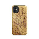 Anacotte Modern Simple gold Flower Leaf iPhone Case-1