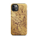 Anacotte Modern Simple gold Flower Leaf iPhone Case-3