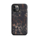 Anacotte Modern Simple Black Flower Leaf iPhone Case-2