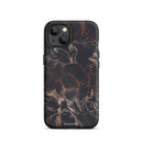 Anacotte Modern Simple Black Flower Leaf iPhone Case-9