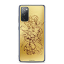 Anacotte Modern Luxury gold Blooming Floral Samsung Case-6