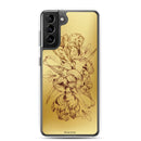 Anacotte Modern Luxury gold Blooming Floral Samsung Case-10