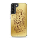 Anacotte Modern Luxury gold Blooming Floral Samsung Case-13