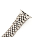 Stainless Steel Link Bracelet Band - The Perth in Silver - Compatible with Apple Watch Size 42mm to 45mm-2