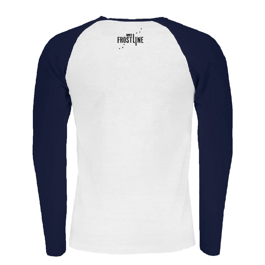 DAYZ FROSTLINE - LONG SLEEVE T-SHIRT | WHITE + NAVY BLUE-2