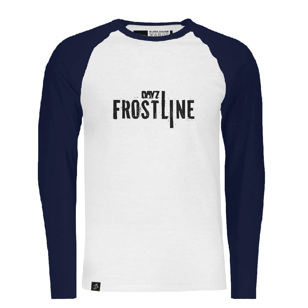DAYZ FROSTLINE - LONG SLEEVE T-SHIRT | WHITE + NAVY BLUE-1