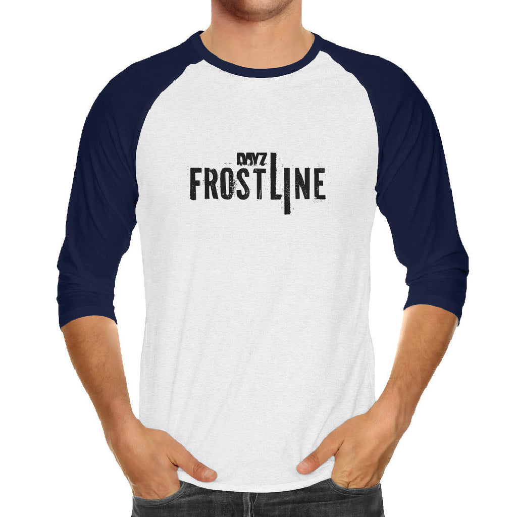 DAYZ FROSTLINE - LONG SLEEVE T-SHIRT | WHITE + NAVY BLUE-0