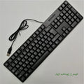 Espanhol francês russo árabe carta keycaps teclado para jogos usb com fio 104 teclas para computador