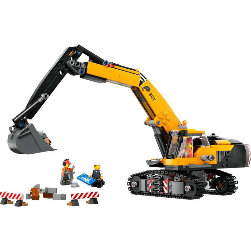 Lego City Escavadora de Construção Amarela-1