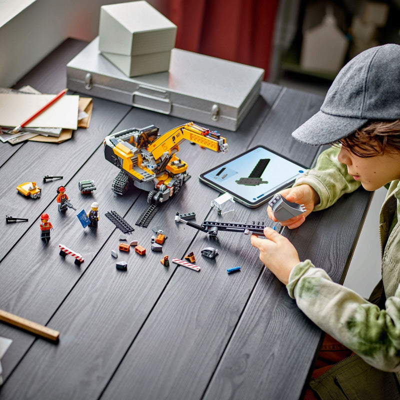 Lego City Escavadora de Construção Amarela-2