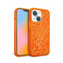 Neon Orange Kaleidoscope iPhone Case-2