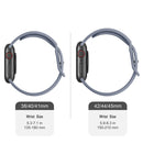 Silicone Sports Band Stardust Grey with Silver Pin - The Noosa - Compatible with Apple Watch Size 42mm to 45mm-2