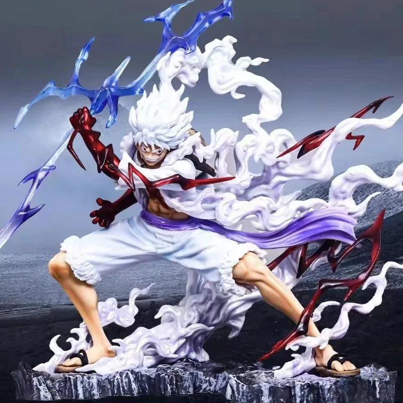 Luffy Gear Five – Versão Raiden Nica com Efeitos de Relâmpago