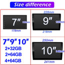 7/9/10 polegada universal android 13 rádio do carro 64g autoradio android 2 din rádio do carro gps bt central multimídia sistemas de carro inteligente