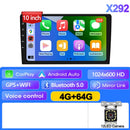 7/9/10 polegada universal android 13 rádio do carro 64g autoradio android 2 din rádio do carro gps bt central multimídia sistemas de carro inteligente