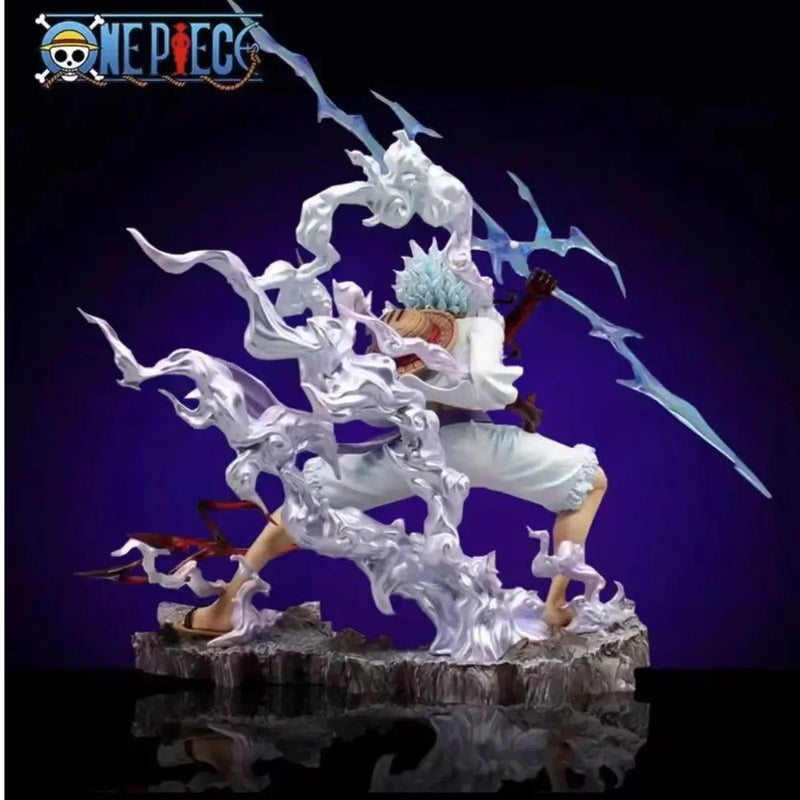 Luffy Gear Five – Versão Raiden Nica com Efeitos de Relâmpago