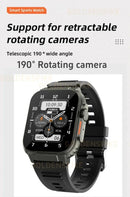 Original 4g relógio inteligente cds9 rotação puxar câmera gps wifi rastreador de freqüência cardíaca 256gb armazenamento download aplicação relógio esportivo