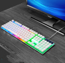 Teclado com Fio K35 Retroiluminado – 104 Teclas | Compatível com PC e Notebook