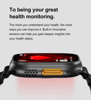 Dt ultra 3 smartwatch tela amoled 4gb mp3 mp4 player bluetooth rede compartilhamento app loja chatgpt inteligente ai relógio masculino sportwatch